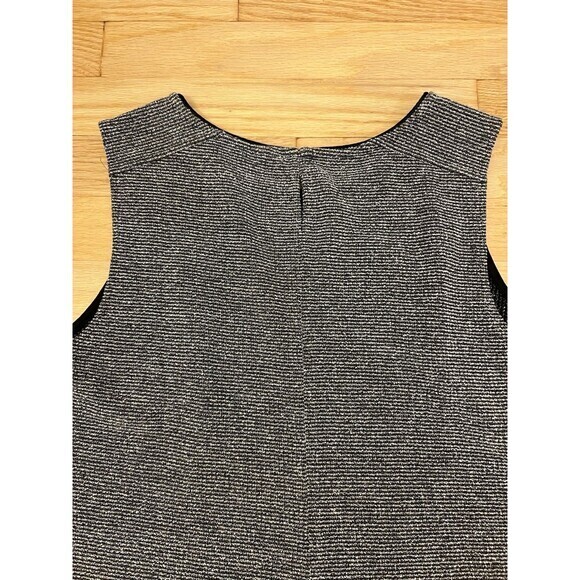 Banana Republic Factory Black White Sleeveless Tank Top Women's‎ Size Medium M - Picture 8 of 8